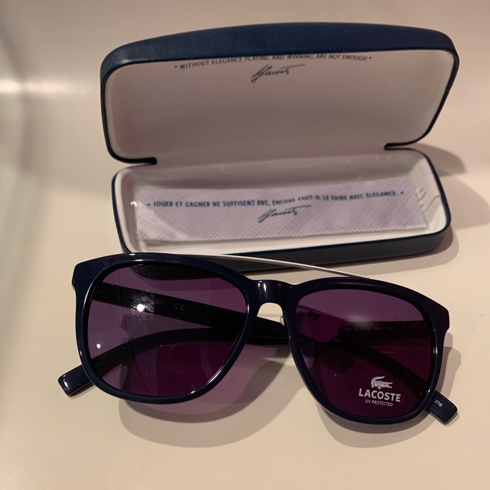 Original and authentic Lacoste sunglasses